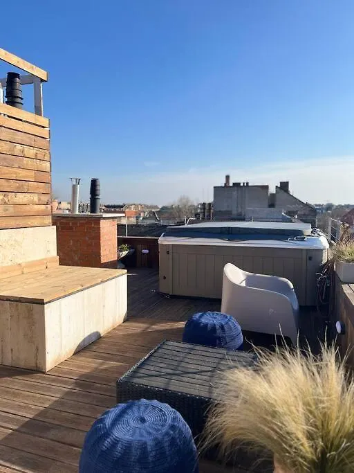 Stylish Apartment With Shared Rooftop Terrace/Jacuzzi Budapest